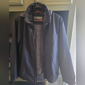 Hawke & Co Men's Black Windbreaker, Small